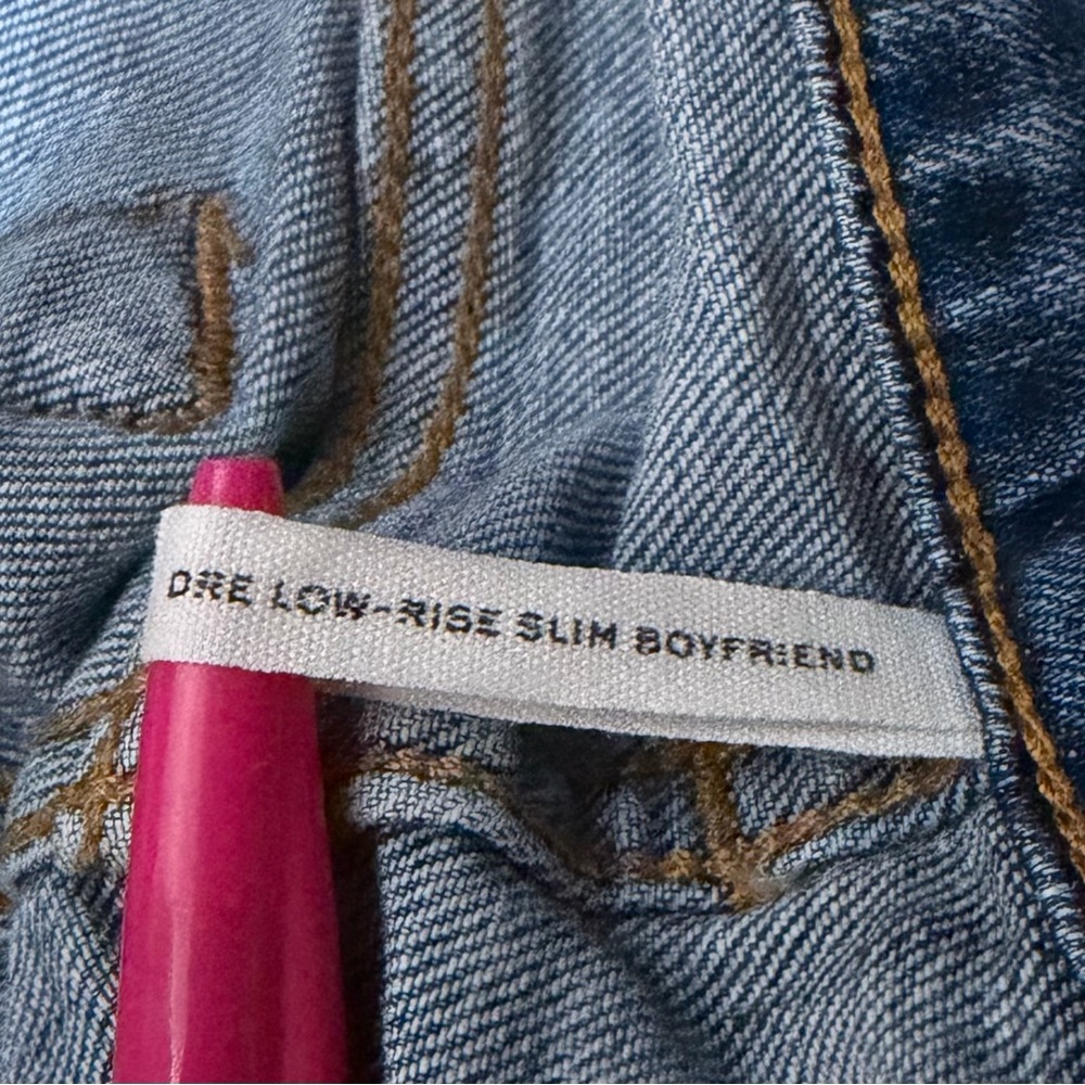 rag & bone Women’s Dre Low-Rise Slim Boyfriend Jeans size 26 - Picture 5 of 5